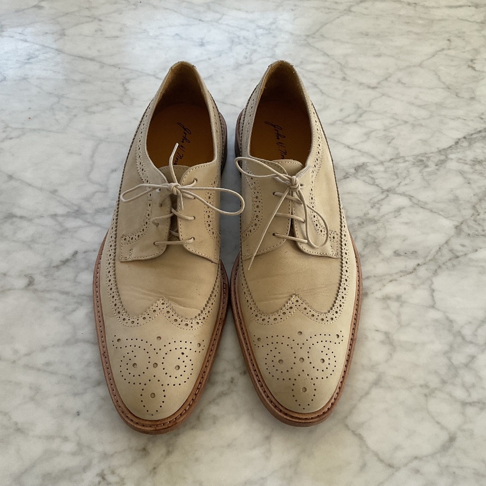 John Nordstrom Suede Wingtips size 10.5 in excellent condition